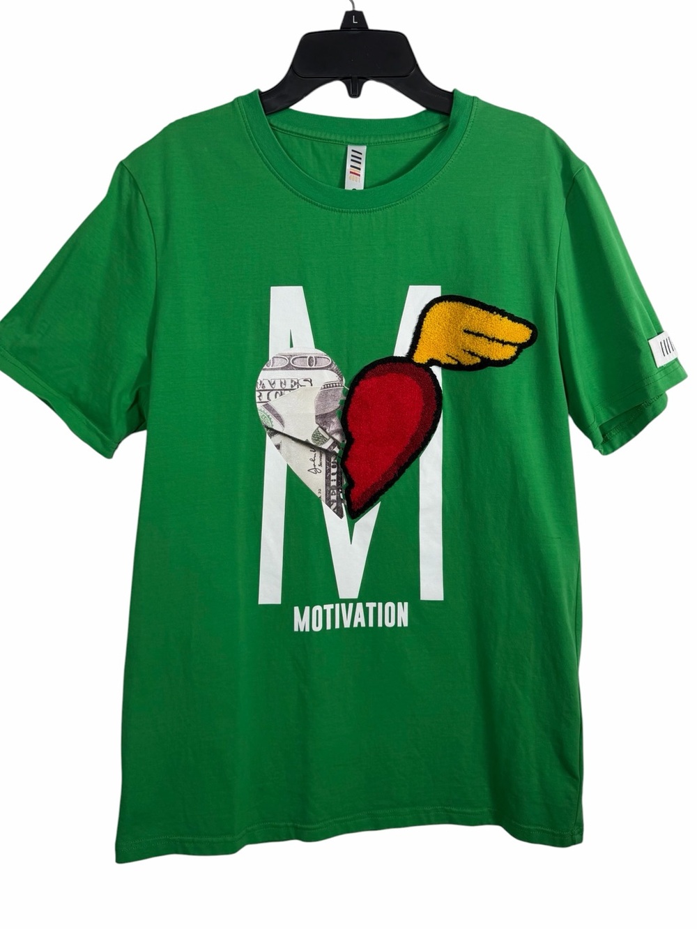 Fifth Loop NWOT Men’s “Motivation” Graphic T-Shirt In Lucky Green. Size Small. - Picture 12 of 15